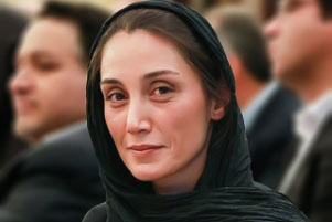 هدیه تهرانی بدون آرایش در یک مجلس رسمی