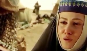 رز رضوی در نقش هانیه زن وهب در صحرای کربلا
