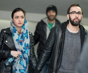 تیپ چرم ترانه علیدوستی و همسرش علی منصوری