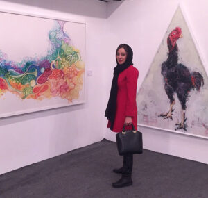 بهاره افشاری در نمایشگاه نقاشی