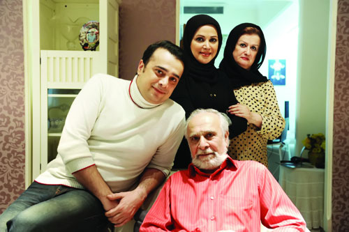 سعید امیرسلیمانی و فرزندانش و همسرش