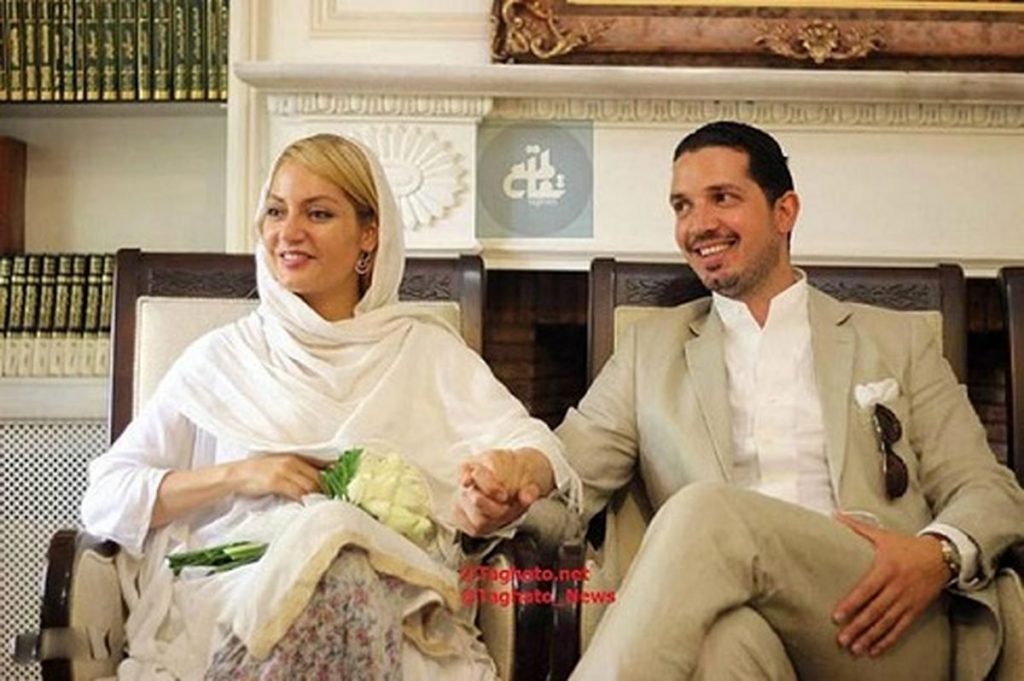 مهناز افشار و همسرش در روز عروسی - مهناز افشار عروس شد