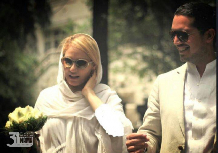 مهناز افشار و همسرش در روز عروسی - مهناز افشار عروس شد
