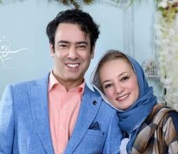 نیمافلاح به همراه همسرش از بازیگران مرد ایرانی بالای 40 سال