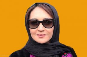 نیکی کریمی از بازیگران زن ایرانی با عینک دودی