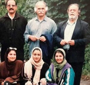 عکس قدیمی مریلا زارعی در کنار دیگر بازیگران