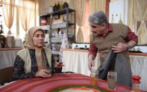 ستاره اسکندری و مهدی هاشمی در سریال زعفرانی