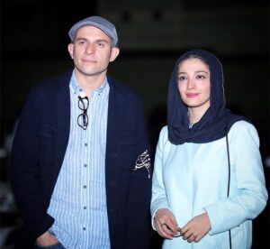 مینا ساداتی و همسرش