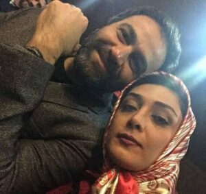آرش مجیدی و همسرش