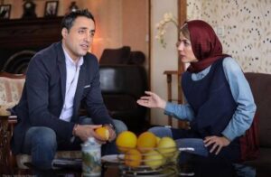 سارا بهرامی و امیرحسین رستمی در سریال ساخت ایران 2
