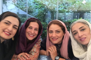 مریم شیرازی در کنار فاطمه معتمدآریا شبنم مقدمی و پانته آ پناهی ها