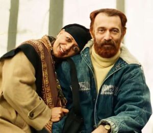 پرویز پور حسینی و همسرش