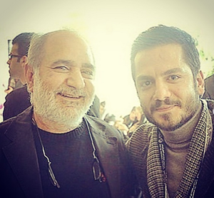 عباس غزالی در کنار پرویز پرستویی