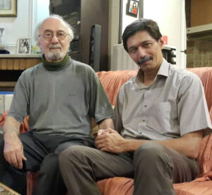 عکس پرویز پورحسینی و پسرش