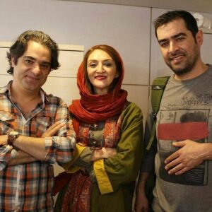 شهاب حسینی و برادرش در کنار سارا اسکندری گریمور