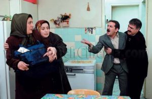 ایرج طهماسب ، حمید جبلی ، ریما رامین فر و ژاله صامتی در فیلم رفیق بد