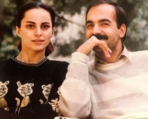 جوانی ایرج طهماسب در کنار همسرش
