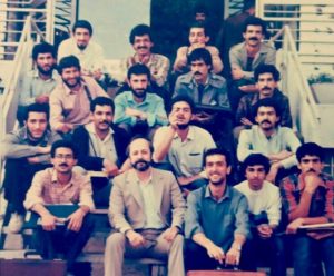 دوران دانشجویی مهران رجبی