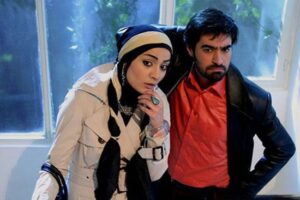السا فیروز آذر و شهاب حسینی در سکانسی از فیلم سوپراستار