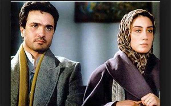 عکسی از محمدرضا فروتن و هدیه تهرانی در فیلم قرمز