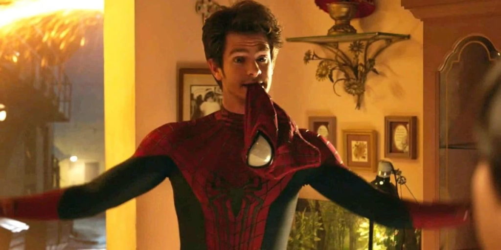 گارفیلد در فیلم Spider-Man: No Way Home