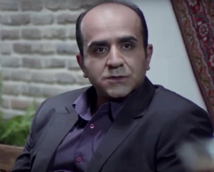 مهدی حسینی نیا در نمایی از سریال پرده نشین